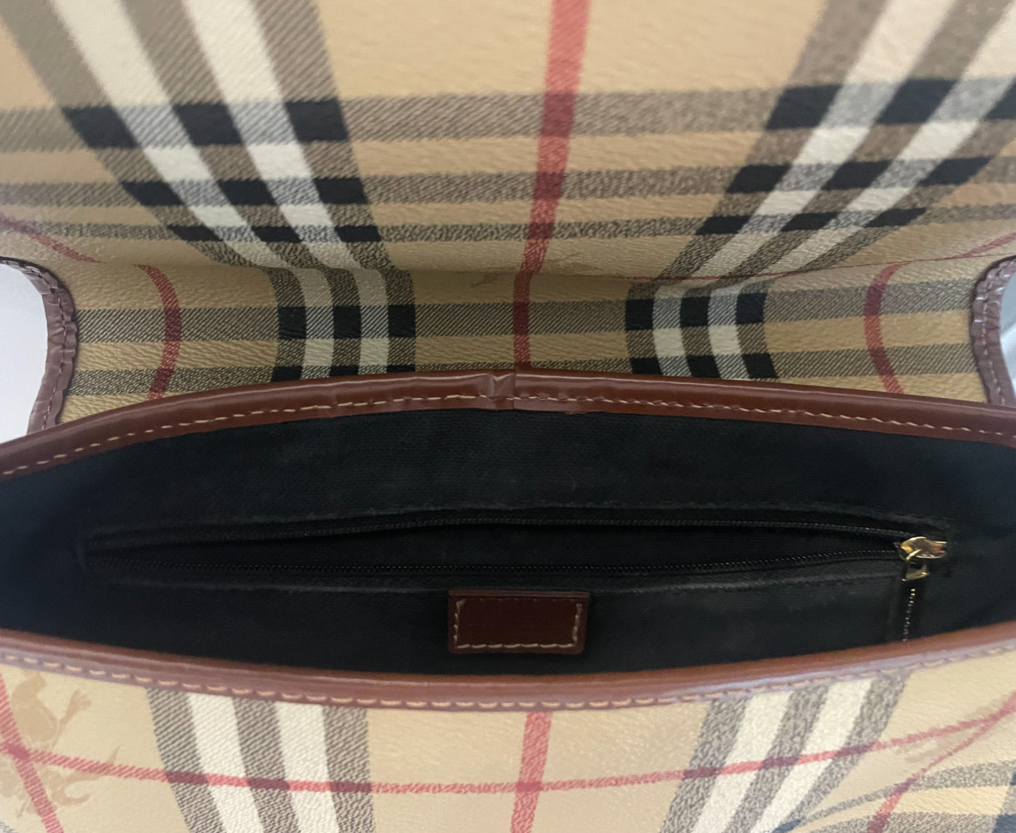 Burberry Nova Check Flap Bag