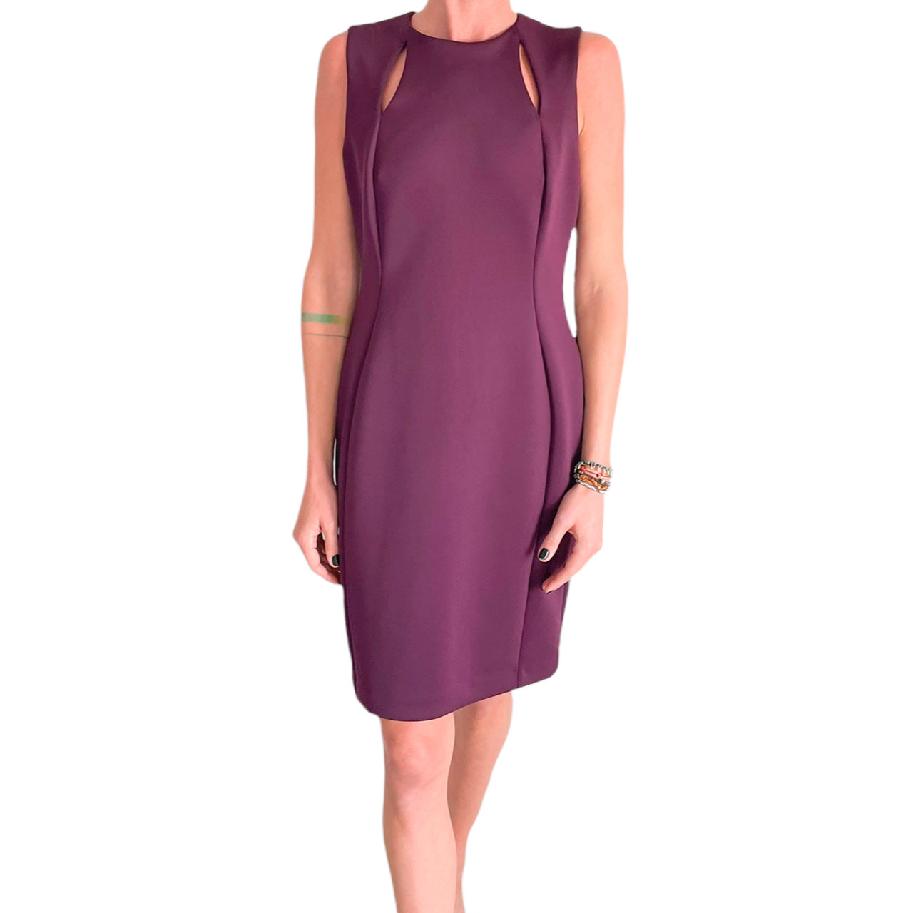 Calvin Klein Scuba Sleeveless Dress