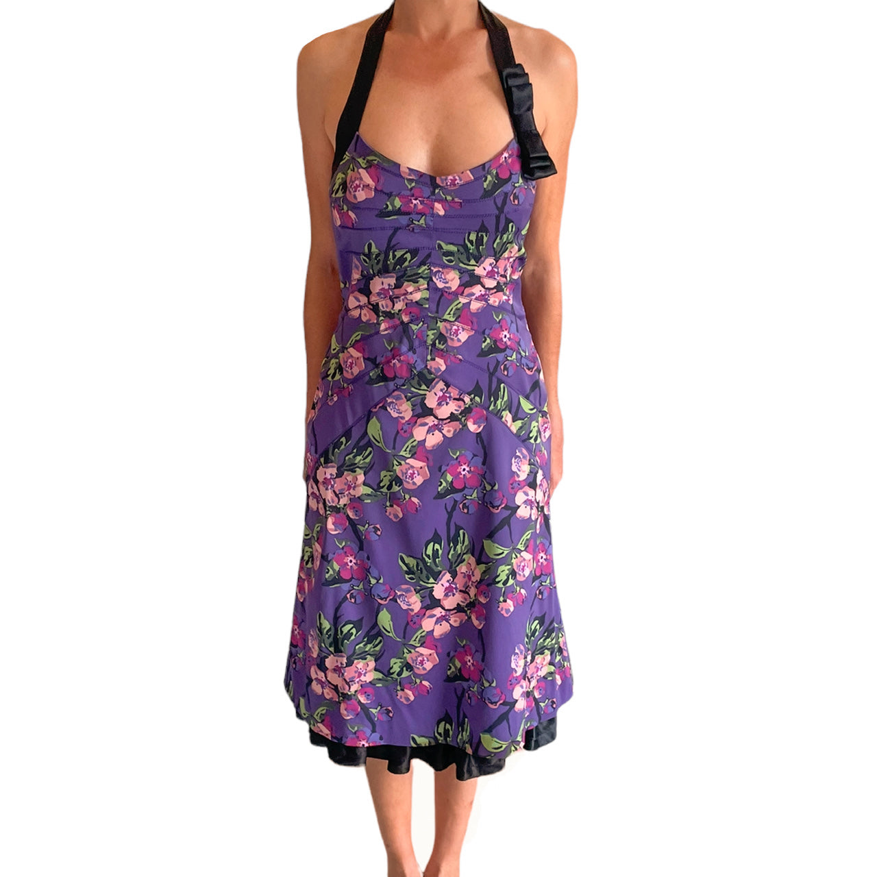 Karen Millen Floral Halterneck Dress