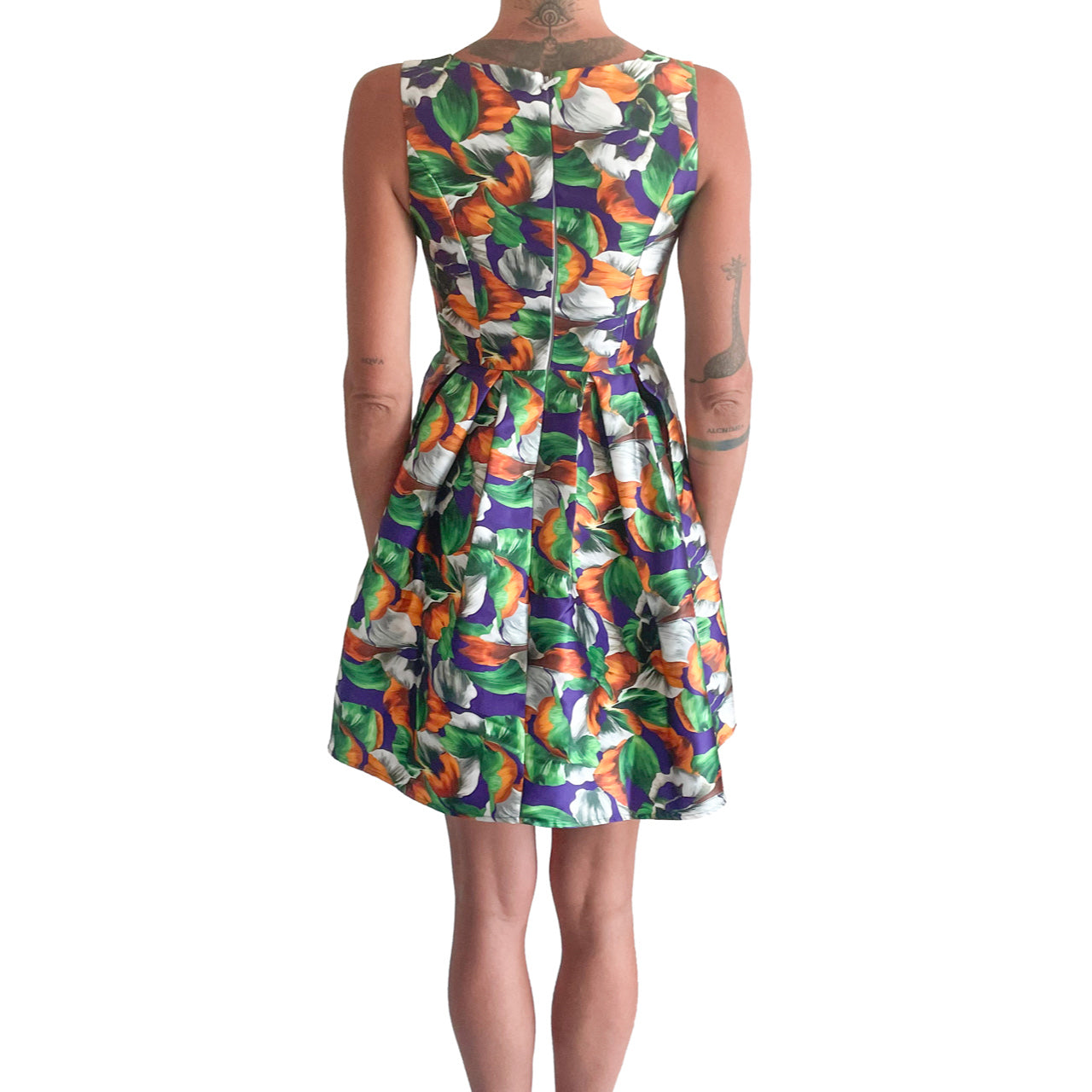 Charm’s Paris Sleeveless Patterned Dress