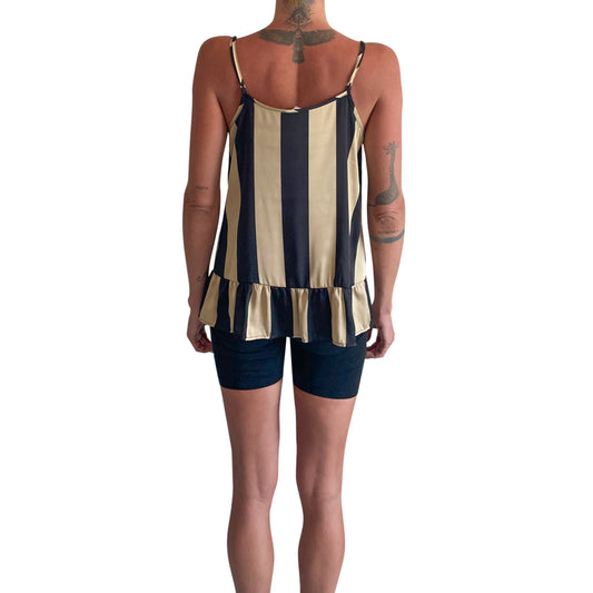 Six Ames Silky Striped Cami Top