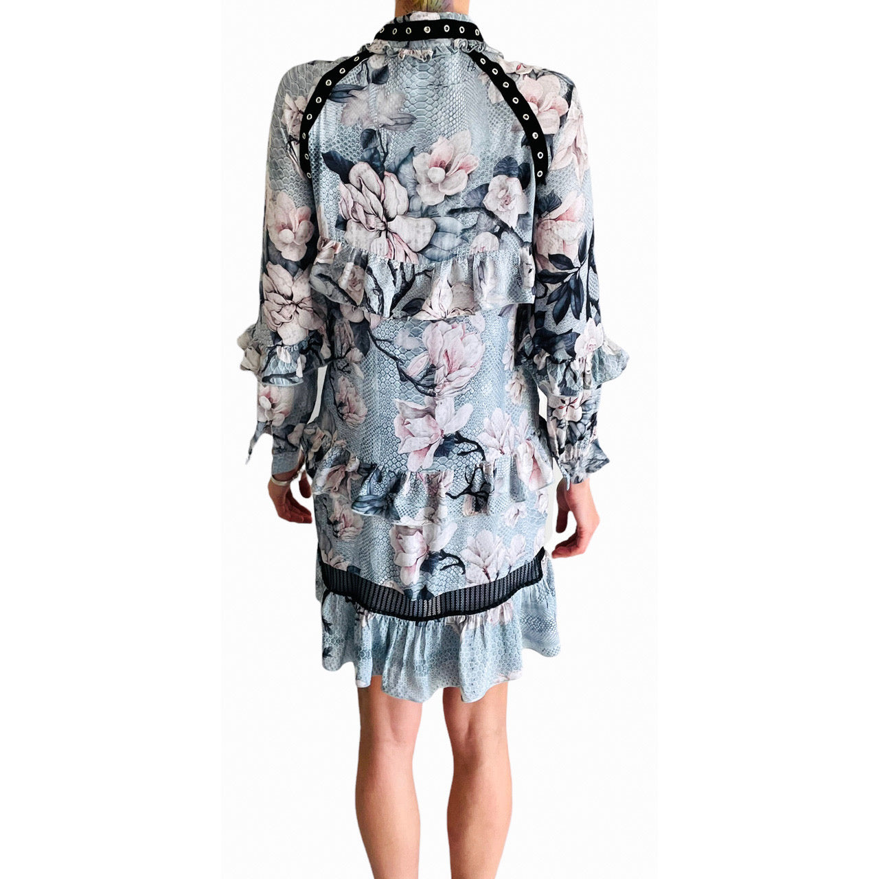 Just Cavalli Floral Ruffle Dress