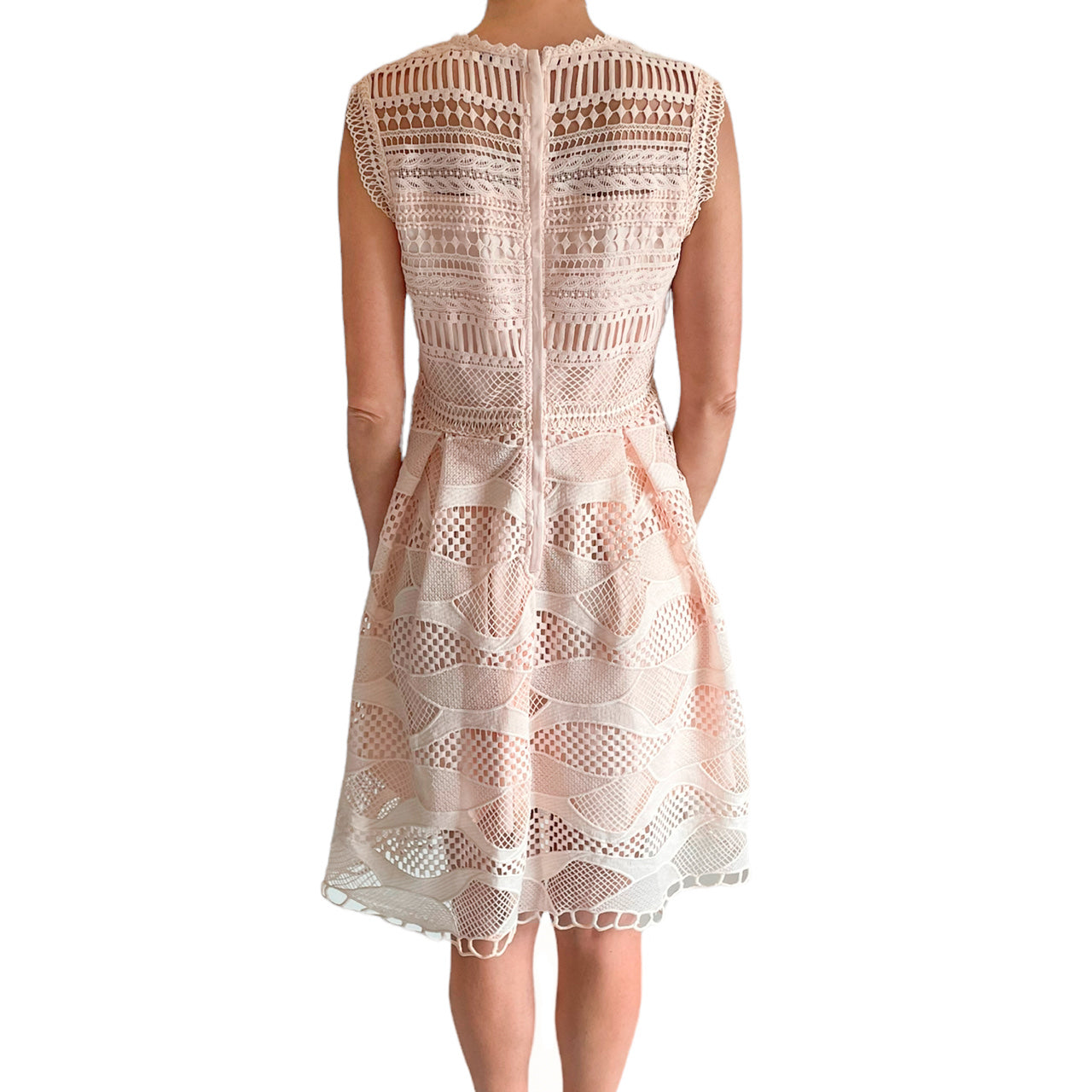 Gerard Darel Nude Lace Dress